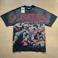 Direct Injection Monkey Wash Distressed Rhinestone T-shirt
