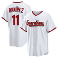 TRASK  Cleveland Guardians #11 Jos¨¦ Ram¨ªrez White  Home Replica Jersey