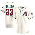 TRASK A.Diamondbacks #23 Zac Gallen Player Cream Game Limited Stitched Jerseys