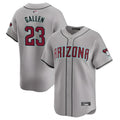 TRASK A.Diamondbacks #23 Zac Gallen Player Gray Replica Game Stitched Jerseys
