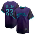 TRASK A.Diamondbacks #23 Zac Gallen Player Purple City Connect Limited Vapor Stitched Jerseys