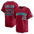 TRASK A.Diamondbacks #23 Zac Gallen Player Red Blue reserve Replica Game Stitched Jerseys