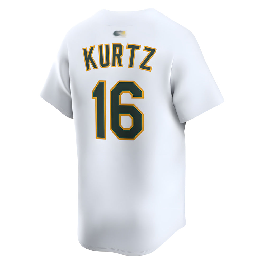 TRASK Athletics #16 Nick Kurtz Player White Home Limited Stitched Jerseys