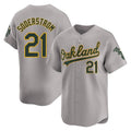 TRASK Athletics #21 Tyler Soderstrom Player Gray Limited Away Stitched Jersey