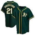 TRASK Athletics #21 Tyler Soderstrom Player Green Replica Alternate Stitched Jersey