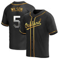 TRASK Athletics #5 Jacob Wilson Black Golden Replica Alternate  Stitched Jersey