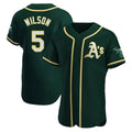 TRASK Athletics #5 Jacob Wilson Green Authentic Alternate Stitched Jersey