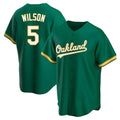 TRASK Athletics #5 Jacob Wilson Green Kelly Alternate Stitched Jersey
