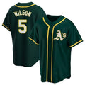 TRASK Athletics #5 Jacob Wilson Green Replica Alternate Stitched Jersey