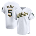 TRASK Athletics #5 Jacob Wilson White Limited Home Stitched Jersey
