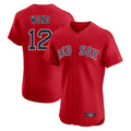 TRASK B.Red Sox #12 Connor Wong Player Red Limited Elite Home Game Stitched Jerseys
