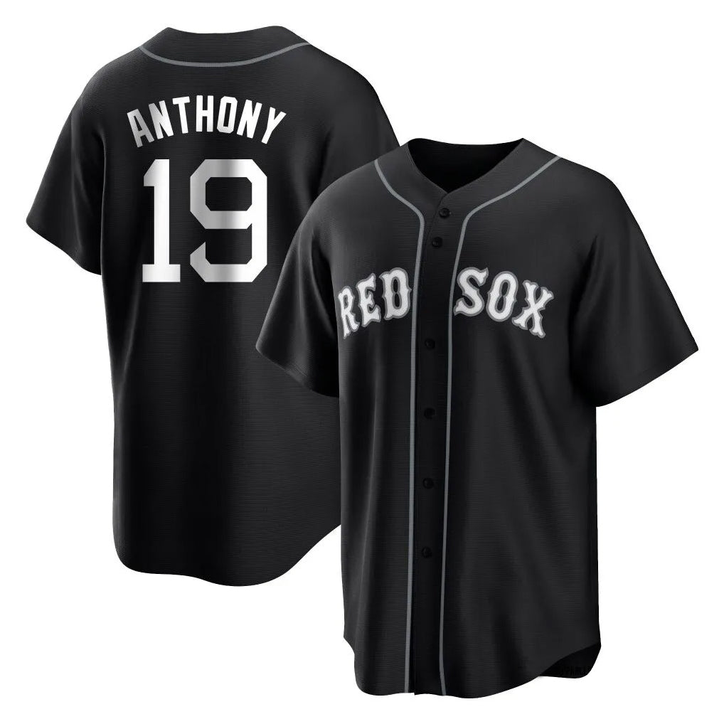 TRASK B.Red Sox #19 Roman Anthony Player Black Home Game Stitched Jerseys