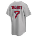TRASK B.Red Sox #7 Masataka Yoshida Player Gray Road Home Game Stitched Jerseys