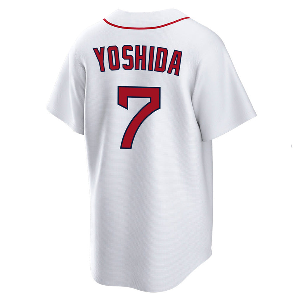 TRASK B.Red Sox #7 Masataka Yoshida Player White Home Game Stitched Jerseys