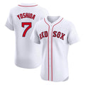 TRASK B.Red Sox #7 Masataka Yoshida Player White Limited Elite Home Game Stitched Jersey