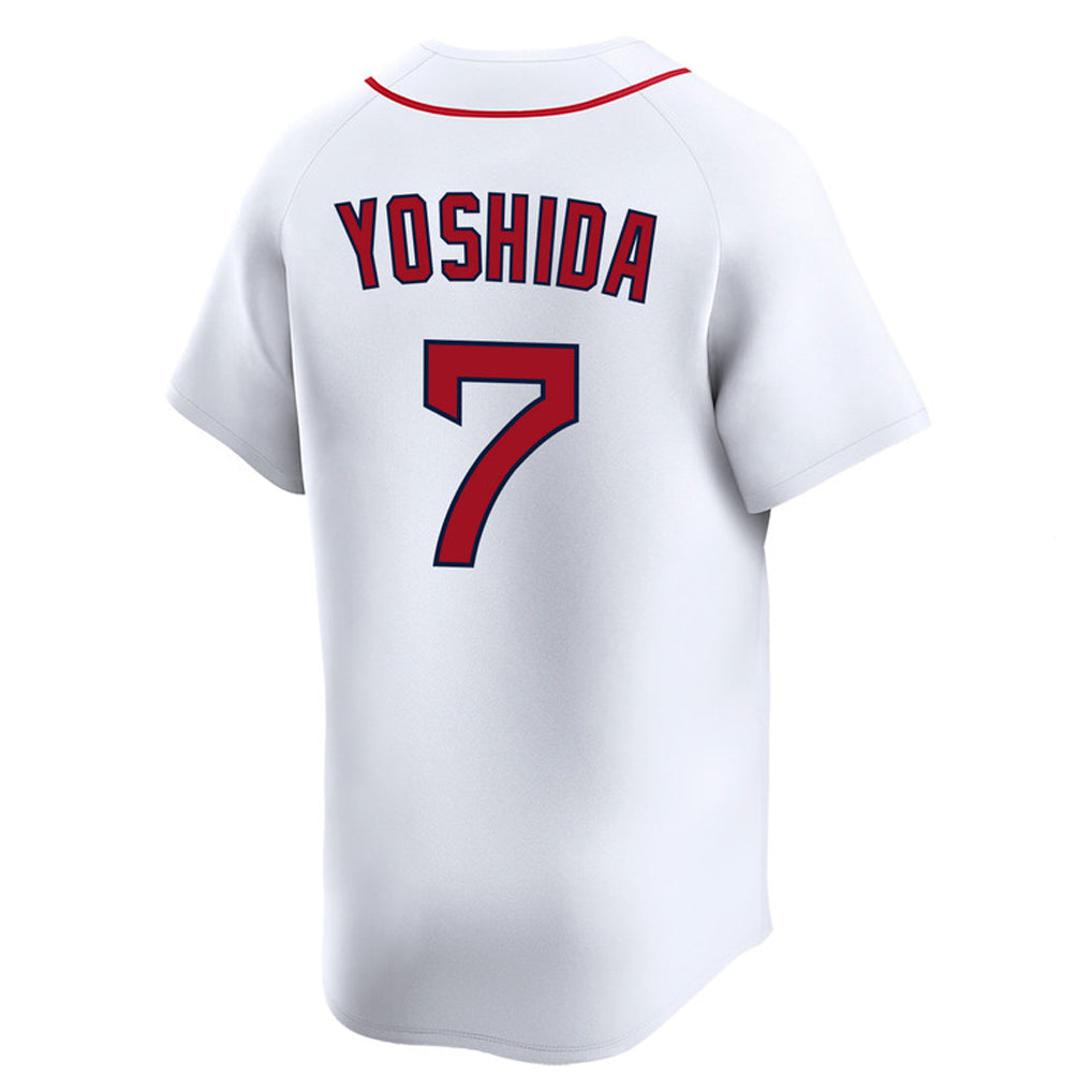 TRASK B.Red Sox #7 Masataka Yoshida Player White Limited Home Game Stitched Jerseys