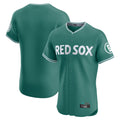 TRASK B.Red Sox Blank Player Green City Connect Limited Elite Home Game Stitched Jerseys