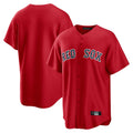 TRASK B.Red Sox Blank Player Red Home Game Stitched Jerseys