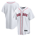 TRASK B.Red Sox Blank Player White Home Game Stitched Jerseys