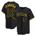 TRASK C.Cubs #18 Shota Imanaga Player Black Snake Skin City Game Stitched Jerseys