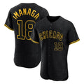 TRASK C.Cubs #18 Shota Imanaga Player Black Snake Skin City Limited Elite Home Game Stitched Jerseys