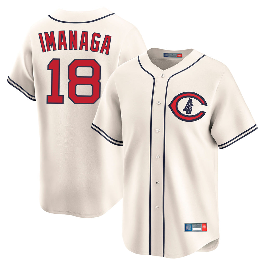 TRASK C.Cubs #18 Shota Imanaga Player Cream Field of Dreams Limited Home Game Stitched Jerseys