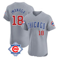 TRASK C.Cubs #18 Shota Imanaga Player Gray Road 150th Anniversary Limited Elite Home Stitched Jerseys