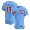 TRASK C.Cubs #18 Shota Imanaga Player Light Blue Limited Elite Home Stitched Jerseys