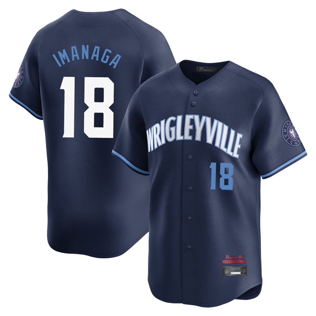 TRASK C.Cubs #18 Shota Imanaga Player Navy City Connect Limited Home Stitched Jerseys