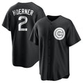 TRASK C.Cubs #2 Nico Hoerner Player Black Game Stitched Jerseys