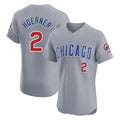 TRASK C.Cubs #2 Nico Hoerner Player Gray Road Limited Elite Home Stitched Jerseys