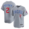 TRASK C.Cubs #2 Nico Hoerner Player Gray Road Limited Home Stitched Jerseys