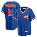 TRASK C.Cubs #2 Nico Hoerner Player Royal T-shirt Cooperstown Collection Limited Stitched Jerseys