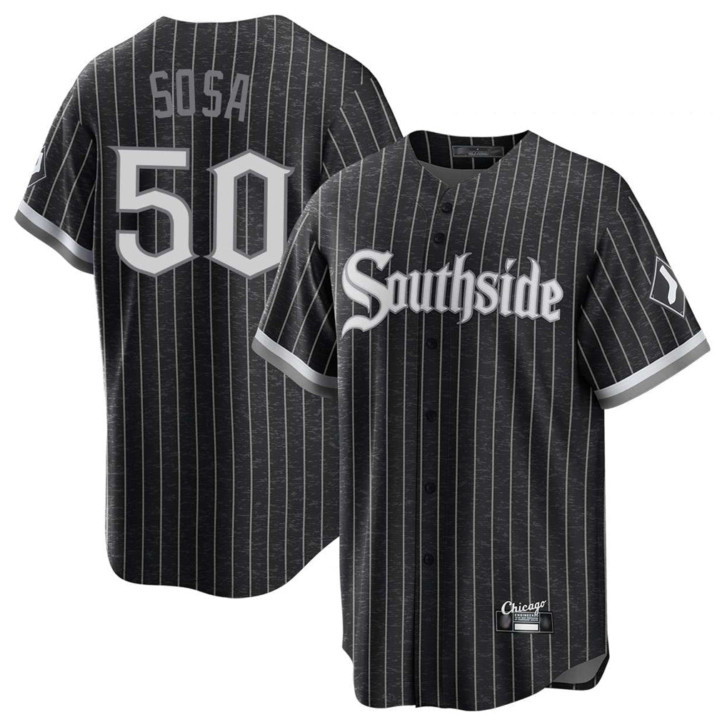 TRASK C.White Sox #50 Lenyn Sosa Player Black City Connect Home Game Stitched Jerseys