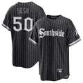 TRASK C.White Sox #50 Lenyn Sosa Player Black City Connect Home Game Stitched Jerseys