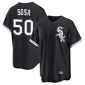 TRASK C.White Sox #50 Lenyn Sosa Player Black Home Game Stitched Jerseys