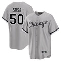 TRASK C.White Sox #50 Lenyn Sosa Player Gray Home Game Stitched Jerseys