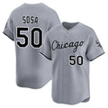 TRASK C.White Sox #50 Lenyn Sosa Player Gray Road Limited Home Stitched Jerseys