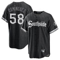 TRASK C.White Sox #58 Seranthony Dom¨ªnguez Player Black City Connect Home Game Stitched Jerseys