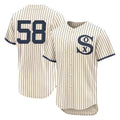 TRASK C.White Sox #58 Seranthony Dom¨ªnguez Player Cream Field of Dreams Limited Elite Home Stitched Jerseys