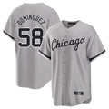 TRASK C.White Sox #58 Seranthony Dom¨ªnguez Player Gray Home Game Stitched Jerseys