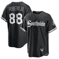 TRASK C.White Sox #88 Luis Robert Jr Player Black City Connect Home Game Stitched Jerseys
