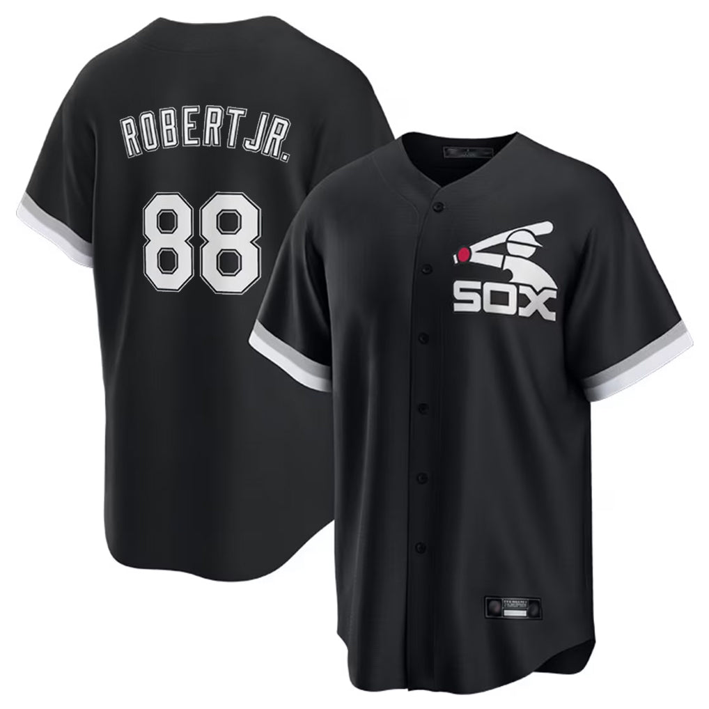 TRASK C.White Sox #88 Luis Robert Jr Player Black Spring Training Game Stitched Jerseys