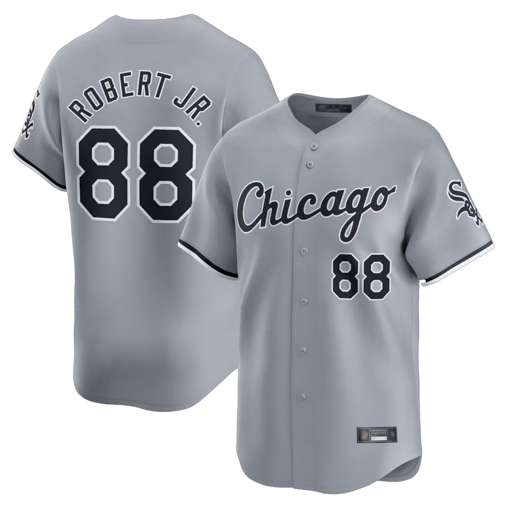 TRASK C.White Sox #88 Luis Robert Jr Player Gray Road Limited Home Stitched Jerseys