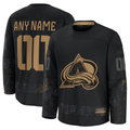 TRASK Custom C.Avalanche Black 2024 Military Appreciation Practice Jerseys