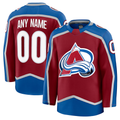 TRASK Custom C.Avalanche Burgundy Home Premium Jerseys