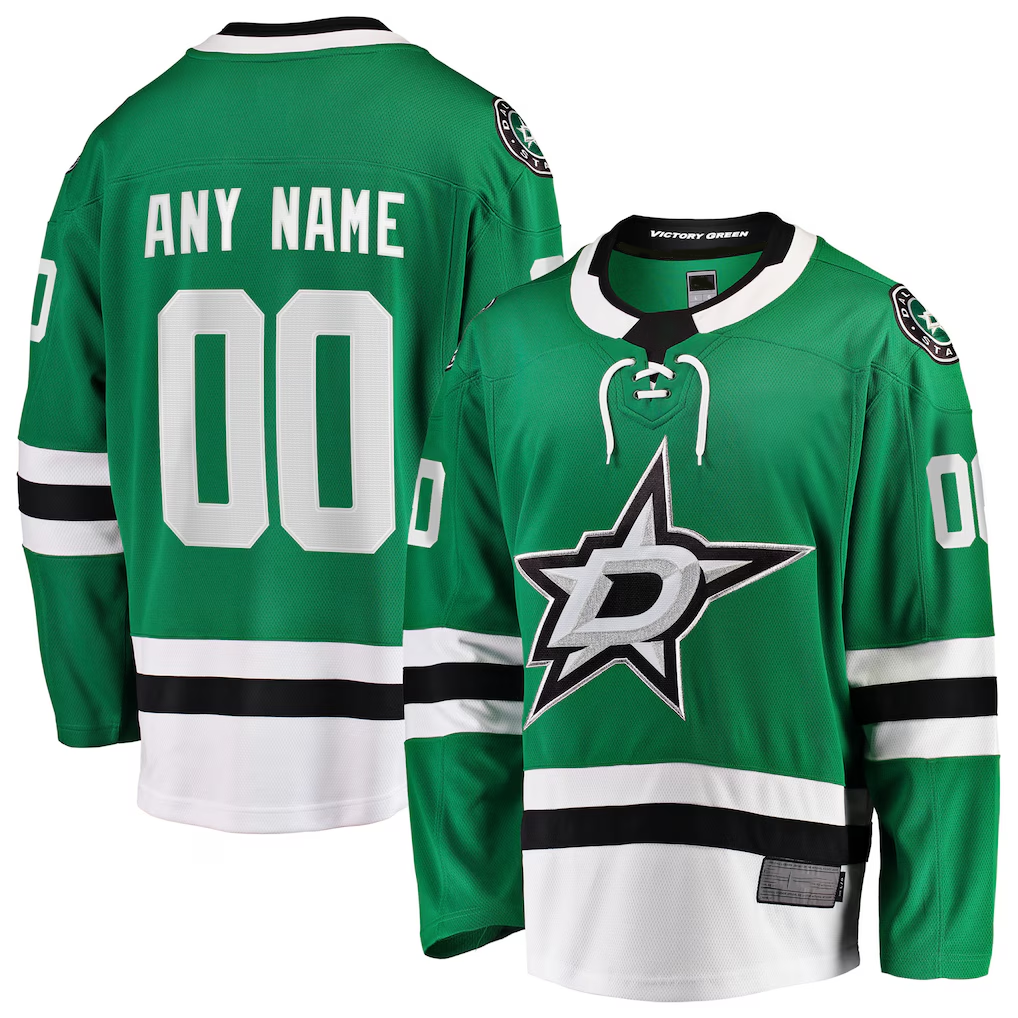 TRASK Custom D.Stars Green Home Breakaway Jerseys