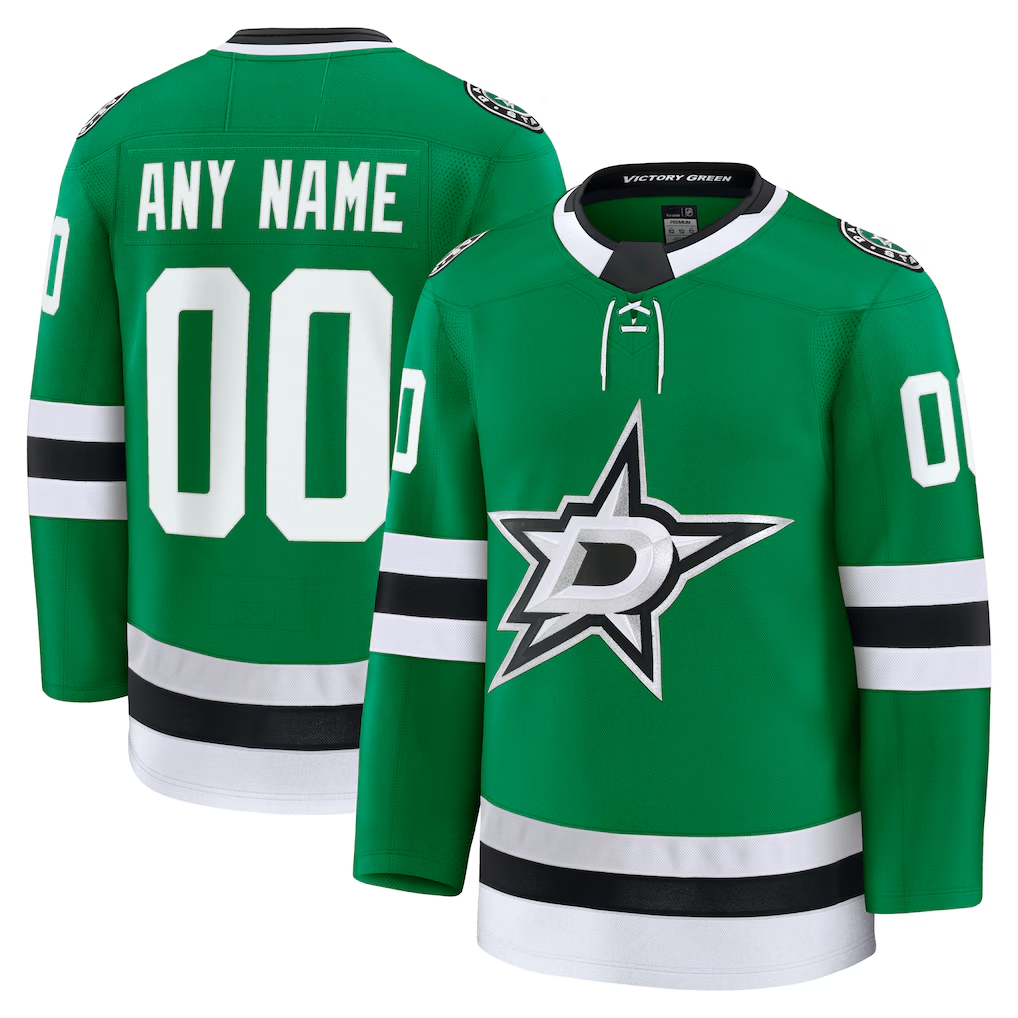 TRASK Custom D.Stars Kelly Green Home Premium Jerseys