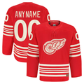 TRASK Custom DR.Wings Red Anniversary Authentic Pro Jerseys