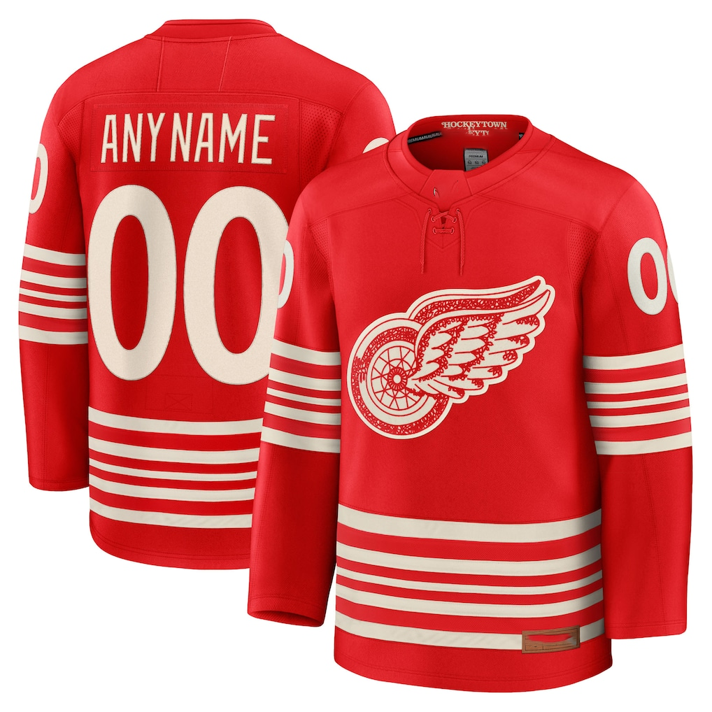 TRASK Custom DR.Wings Red Centennial Premium Jerseys